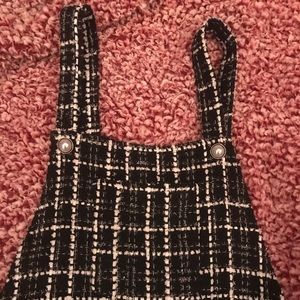 Tweed Overall Dress